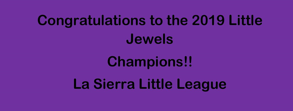 2019 Little Jewels Tournament