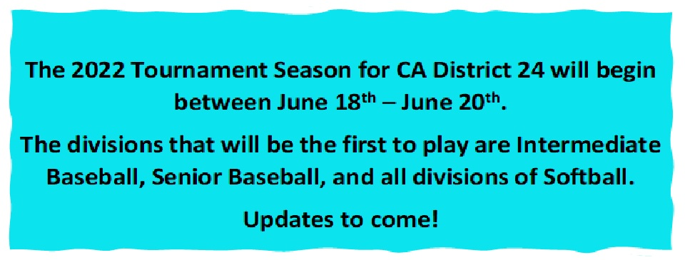 District 24 Tournament Season 