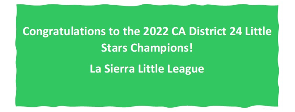 District 24 Little Stars Tournament